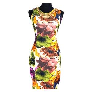Floral print dress